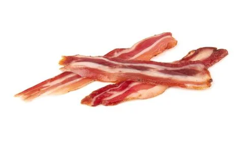 Fresh raw becon Stock Photos