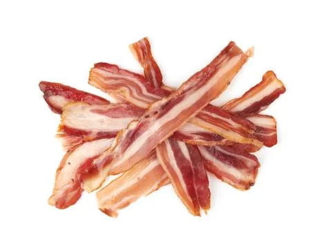 Fresh raw becon Stock Photos