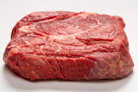 Fresh Raw Beef in Close-up Studio Shot Foto stock
