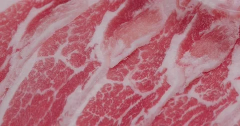 Fresh raw beef pattern texture Video stock 146853459