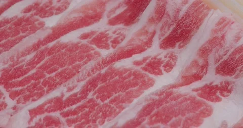 Fresh raw beef pattern texture Stock Footage 151958541
