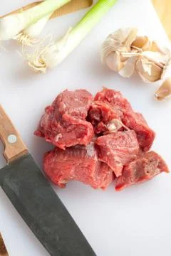 Fresh raw beef Stock Photos