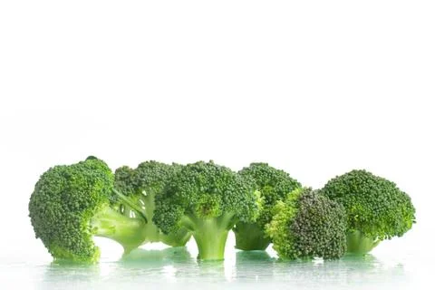 Fresh Raw Broccoli Stock Photos