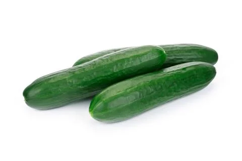 Fresh raw cucumbers Stock Photos