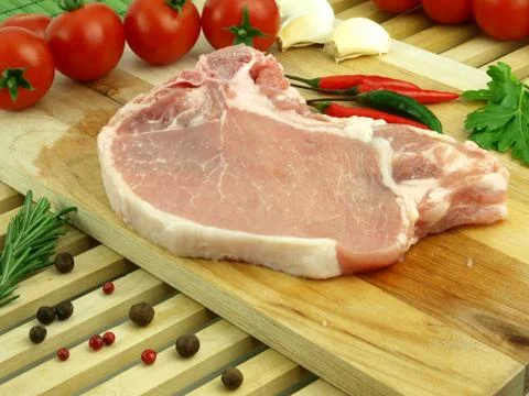 Fresh raw meat Stock Photos