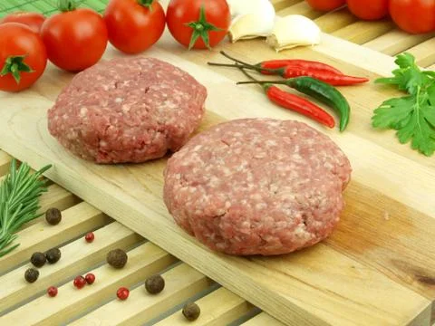 Fresh raw meat Stock Photos
