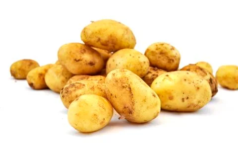 Fresh raw potato Stock Photos