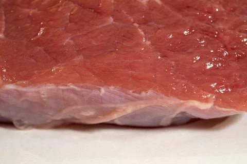 Fresh raw red meat texture closeup, marbled meat Stock Photos