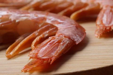 Fresh raw shrimp 스톡 사진