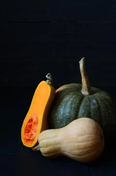 Fresh raw squash Stock Photos