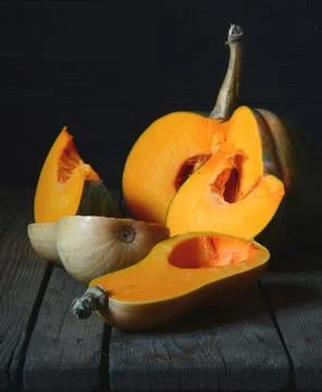 Fresh raw squash Stock Photos