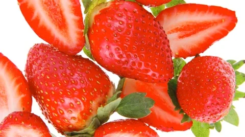 Fresh raw strawberry Vídeos de archivo 51396211