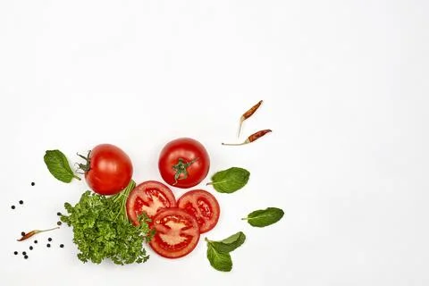 Fresh raw tomatoes Stock Photos