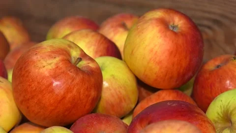 Fresh red apple abstract fruit colorful pattern Stockbeeldmateriaal 99146028