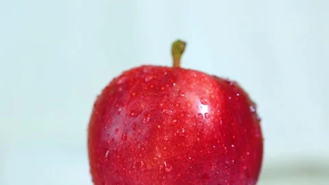 Fresh red apple. Stock Footage 165546591
