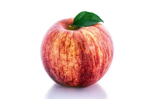 Fresh red apple isolated. Stock Photos
