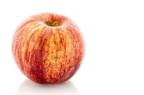 Fresh red apple isolated. Stock Photos