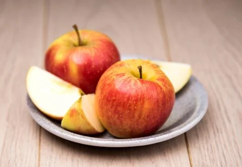 Fresh red Apple Stock Photos