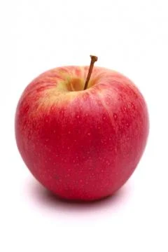 Fresh red apple Stock Photos