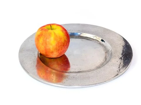 Fresh red apple Stock Photos