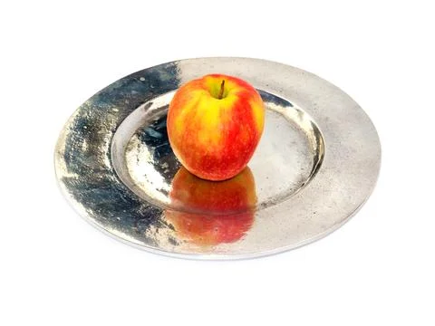 Fresh red apple Stock Photos