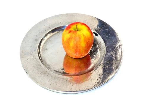 Fresh red apple Stock Photos