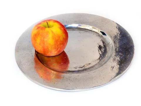 Fresh red apple Stock Photos