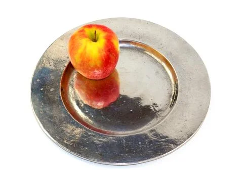 Fresh red apple Stock Photos