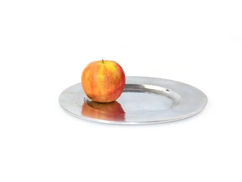 Fresh red apple Stock Photos