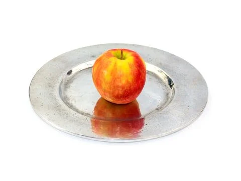 Fresh red apple Stock Photos