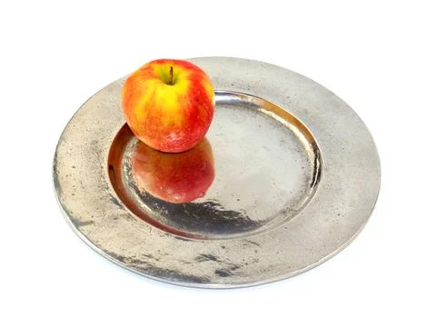 Fresh red apple Stock Photos