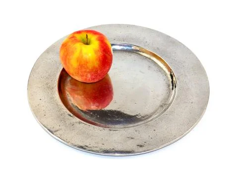 Fresh red apple Stock Photos