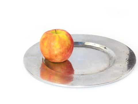 Fresh red apple Stock Photos
