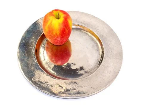 Fresh red apple Stock Photos