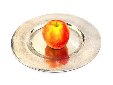Fresh red apple Stock Photos