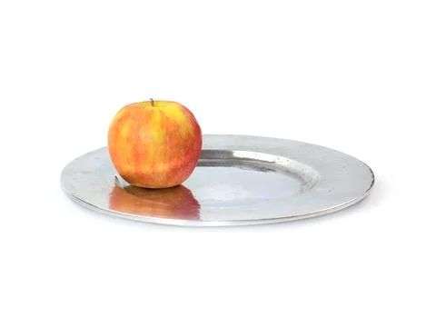 Fresh red apple Stock Photos