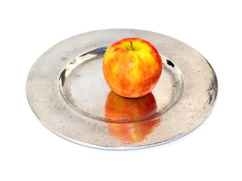 Fresh red apple Stock Photos