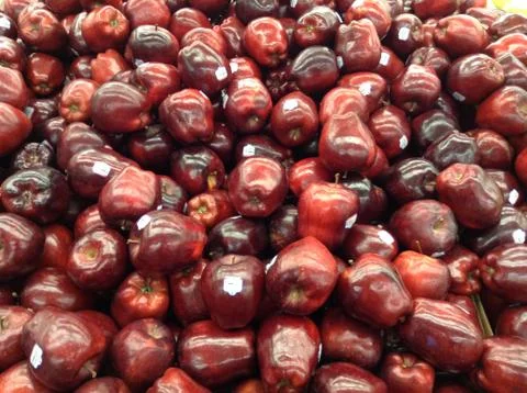 Fresh Red Apples Stock Photos