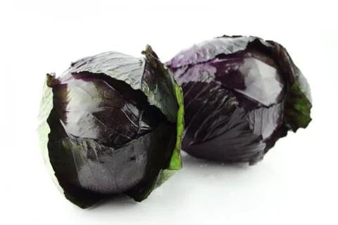 Fresh red cabbage Stock Photos