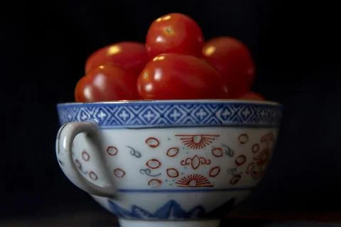 Fresh red cherry tomato Foto stock
