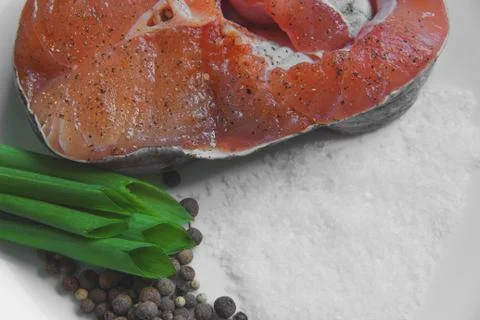 Fresh red fish Stock Photos