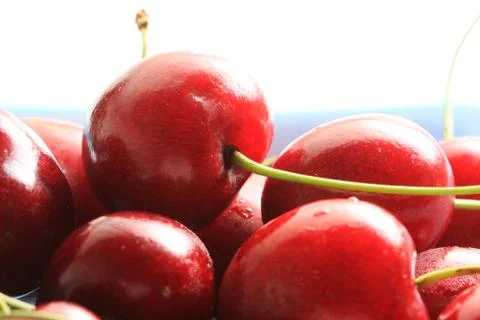 Fresh red fruit Stock Photos