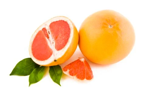 Fresh red grapefruits Stock Photos