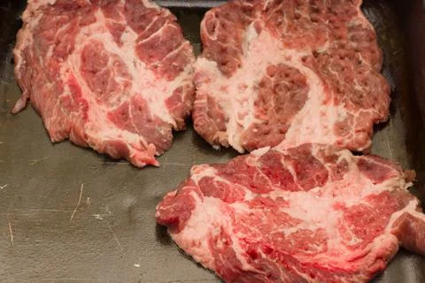 Fresh red meat Stock Photos