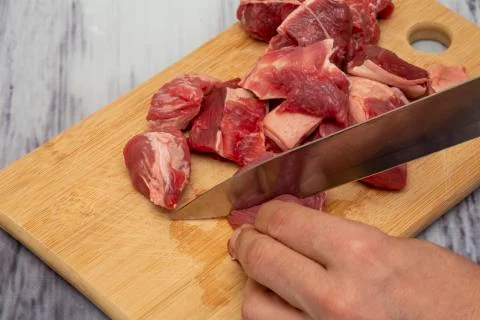 Fresh red meat Stock Photos