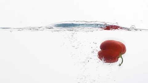 Fresh red pepper Stock Footage 99724424
