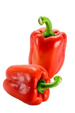 Fresh red pepper Stock Photos