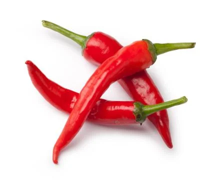 Fresh red pepper Foto stock