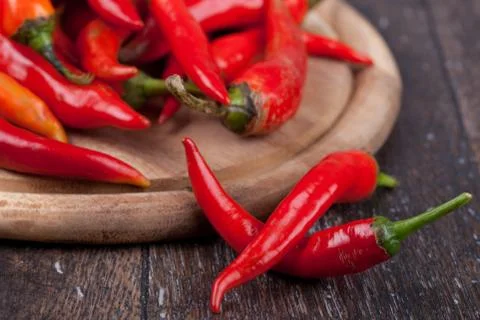 Fresh red pepper Stock Photos