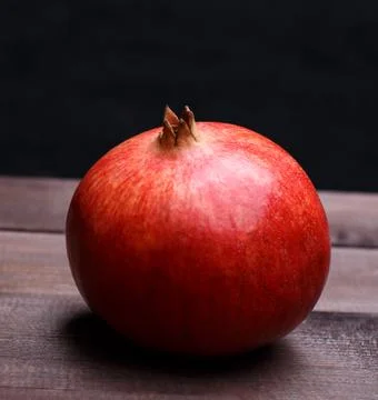 Fresh red pomegranate Stock Photos